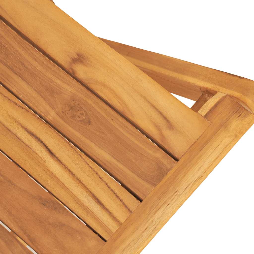 Gartenstühle 2 Stk. Klappbar 47x61x90 cm Massivholz Teak