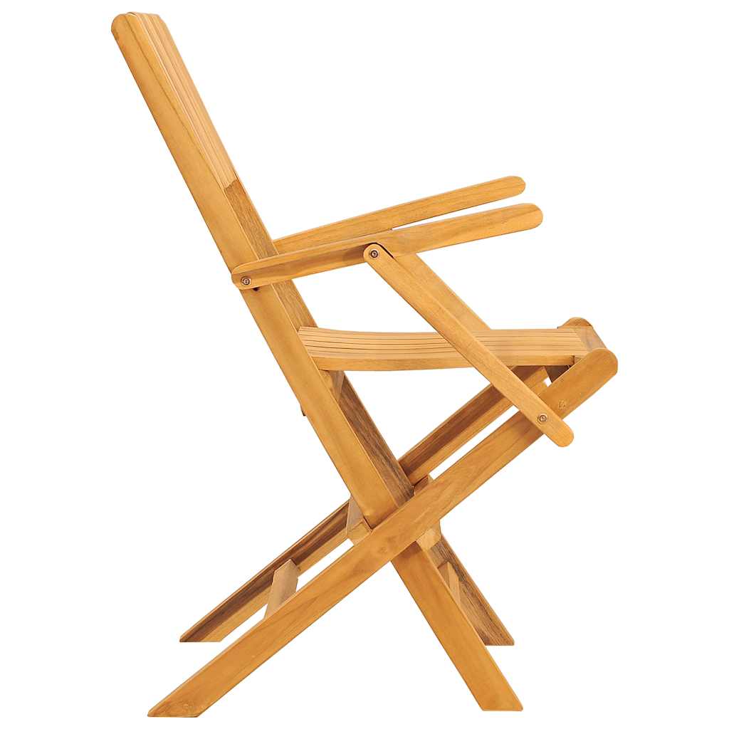 Gartenstühle 2 Stk. Klappbar 55x61x90 cm Massivholz Teak