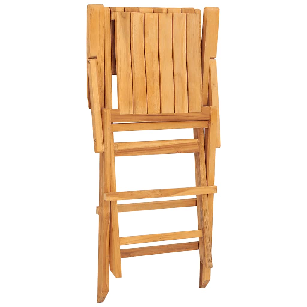 Gartenstühle 2 Stk. Klappbar 55x61x90 cm Massivholz Teak