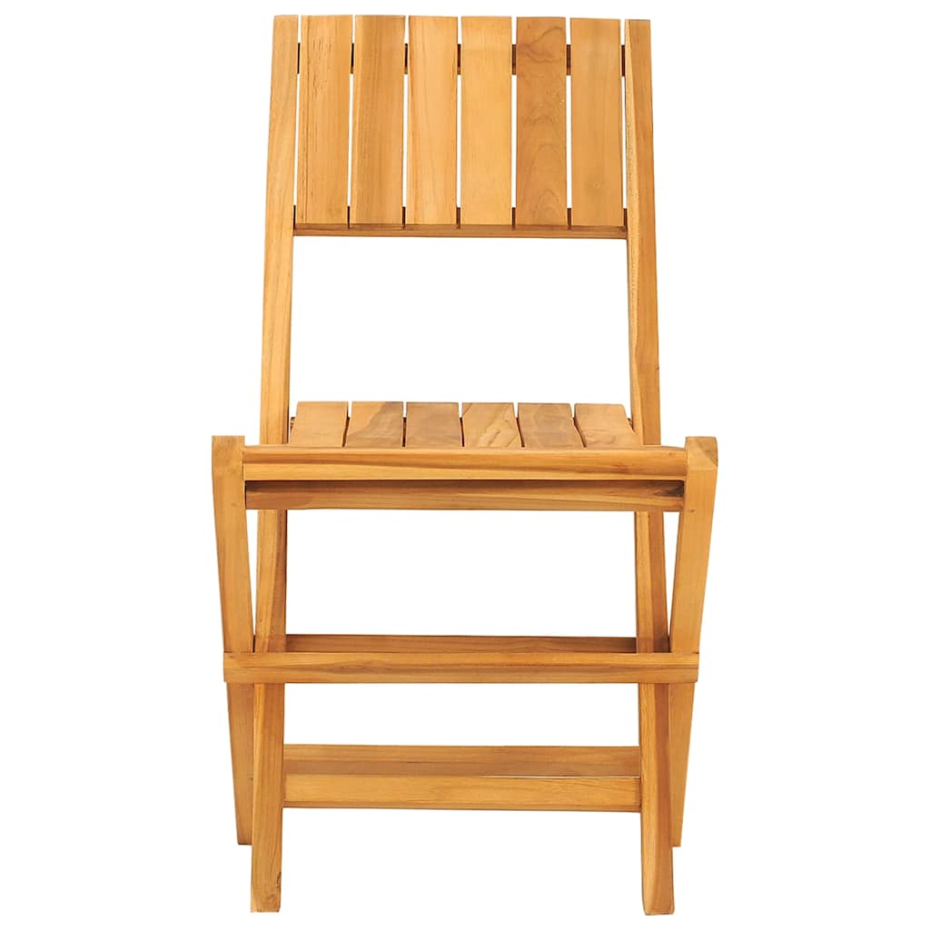 Gartenstühle 4 Stk. Klappbar 47x62x90 cm Massivholz Teak