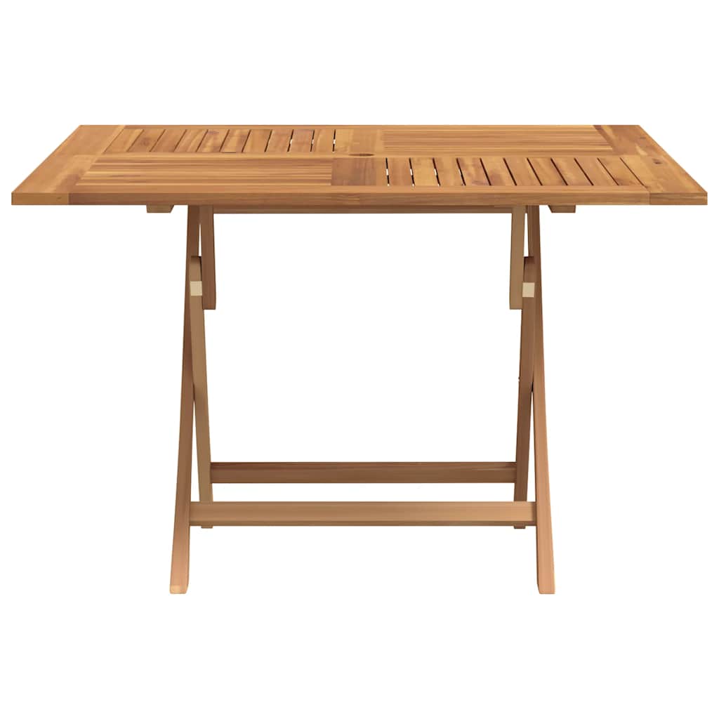 Gartentisch Klappbar 110x110x75 cm Massivholz Teak