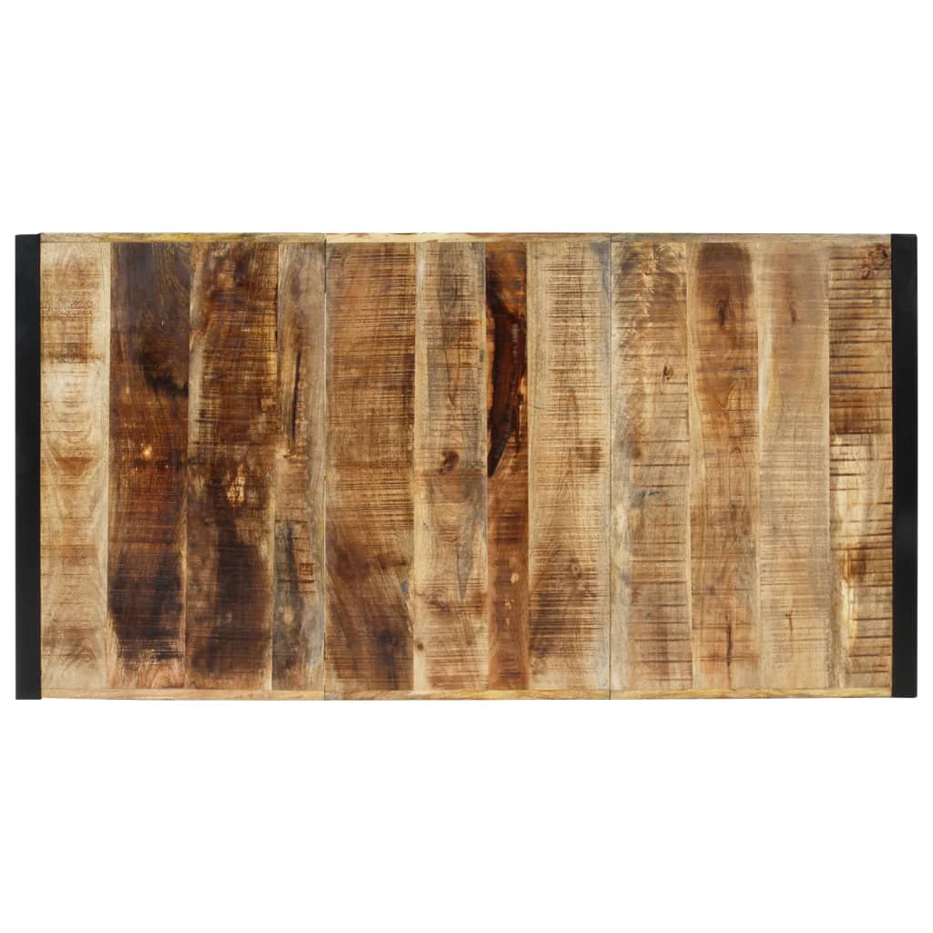 Esstisch 175x90x76 cm Raues Massivholz Mango