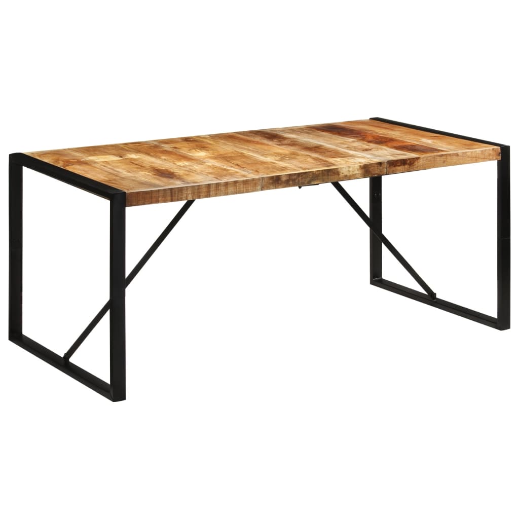 Esstisch 175x90x76 cm Raues Massivholz Mango