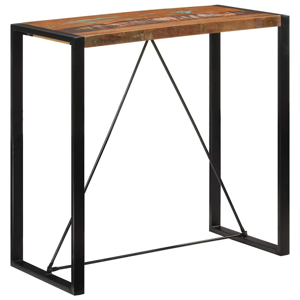 Bartisch 110x55x110 cm Altholz Massiv