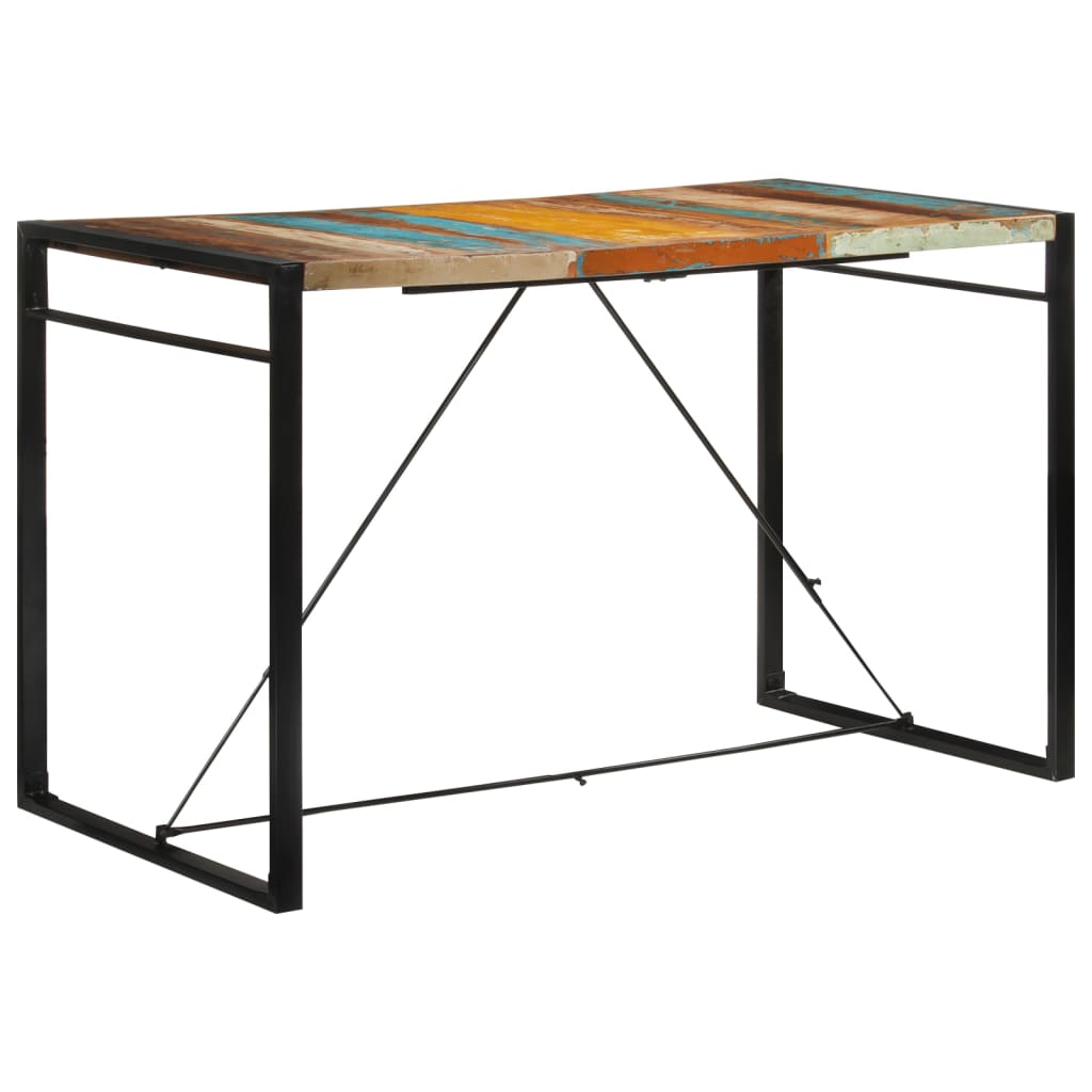 Bartisch 175x90x110 cm Massives Altholz
