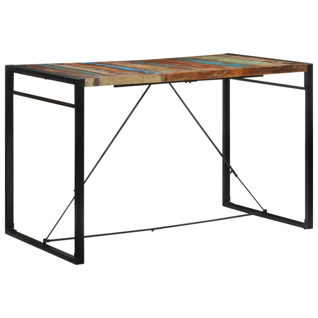 Bartisch 175x90x110 cm Massives Altholz