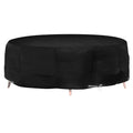 Abdeckung für Lounge-Insel 10 Ösen Ø236x67 cm Rund