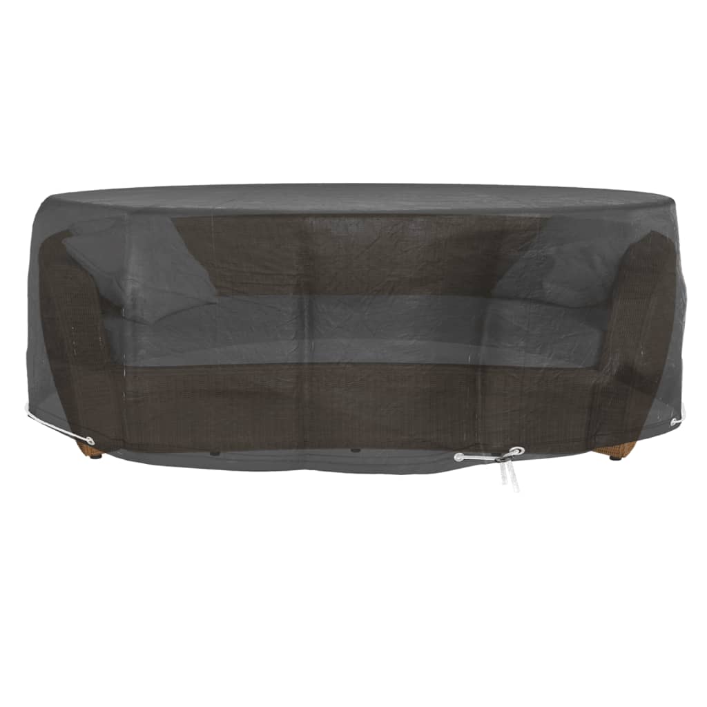 Abdeckung für Lounge-Insel 10 Ösen Ø236x67 cm Rund