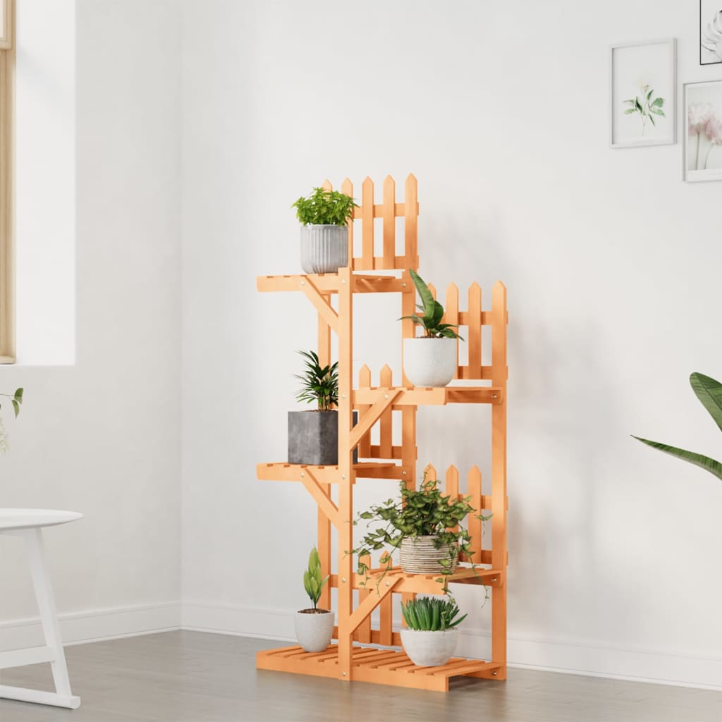 Blumenständer 60x25x130 cm Massivholz Tanne