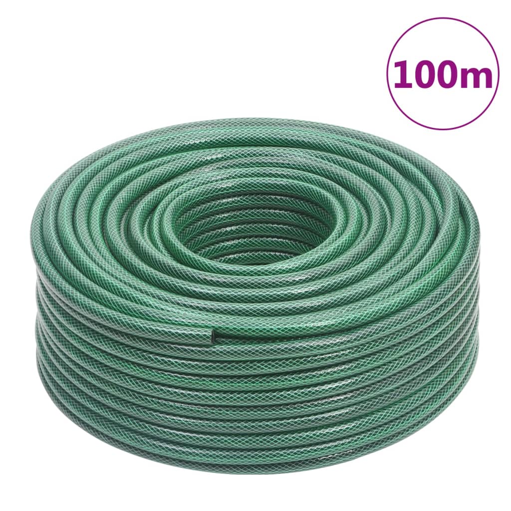 Gartenschlauch Grün 0,5" 100 m PVC