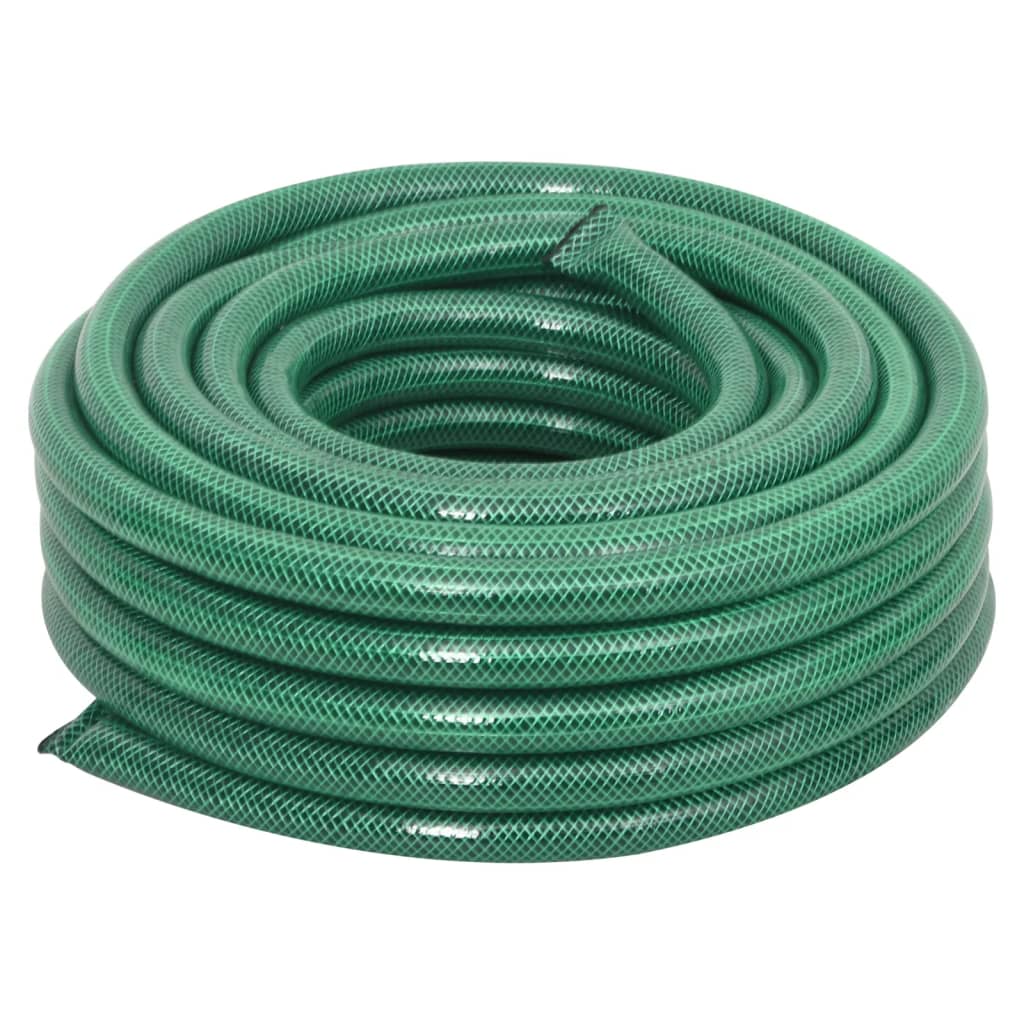 Gartenschlauch mit Kupplung-Set Grün 0,75" 100 m PVC
