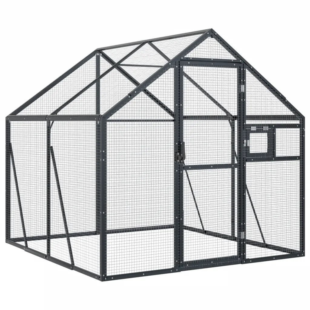 Aluminium-Voliere 1,79 × 2 × 1,85 m