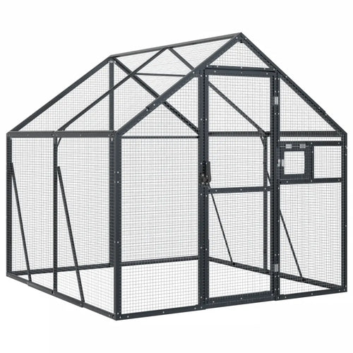 Aluminium-Voliere 1,79 × 2 × 1,85 m