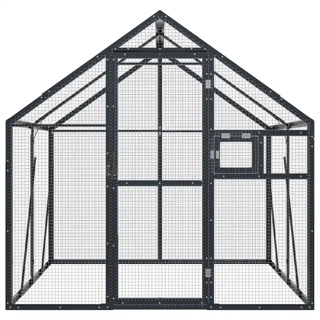Aluminium-Voliere 1,79 × 2 × 1,85 m