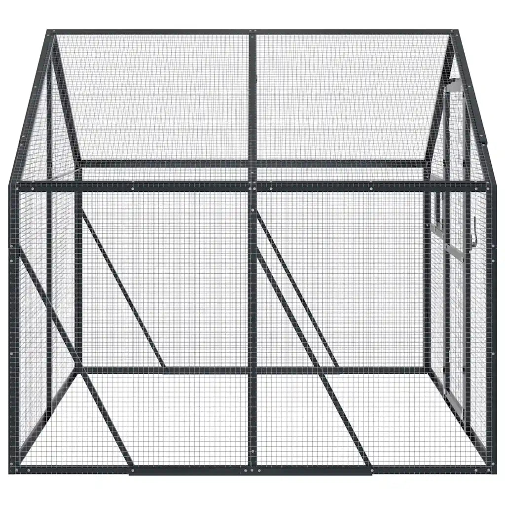 Aluminium-Voliere 1,79 × 2 × 1,85 m