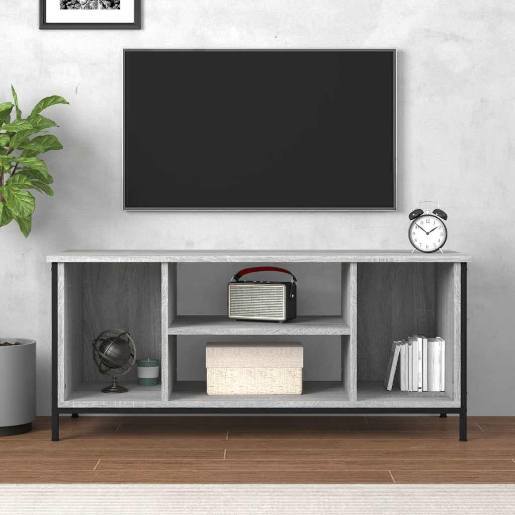 TV-Schrank Grau Sonoma 102x35x45 cm Holzwerkstoff