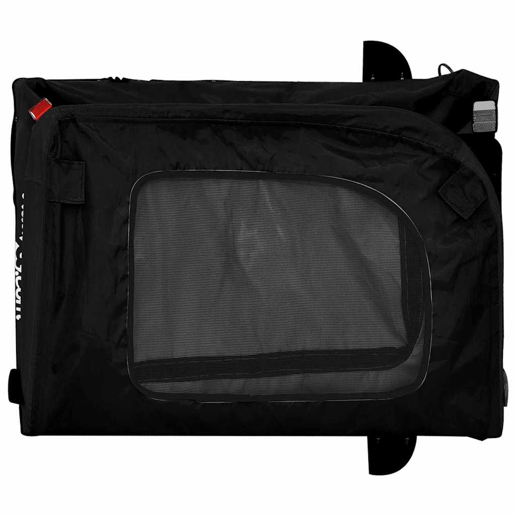 Fahrradanhänger für Haustiere Schwarz 125 x 53 x 54 cm