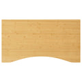 Schreibtischplatte 110x60x4 cm Bambus