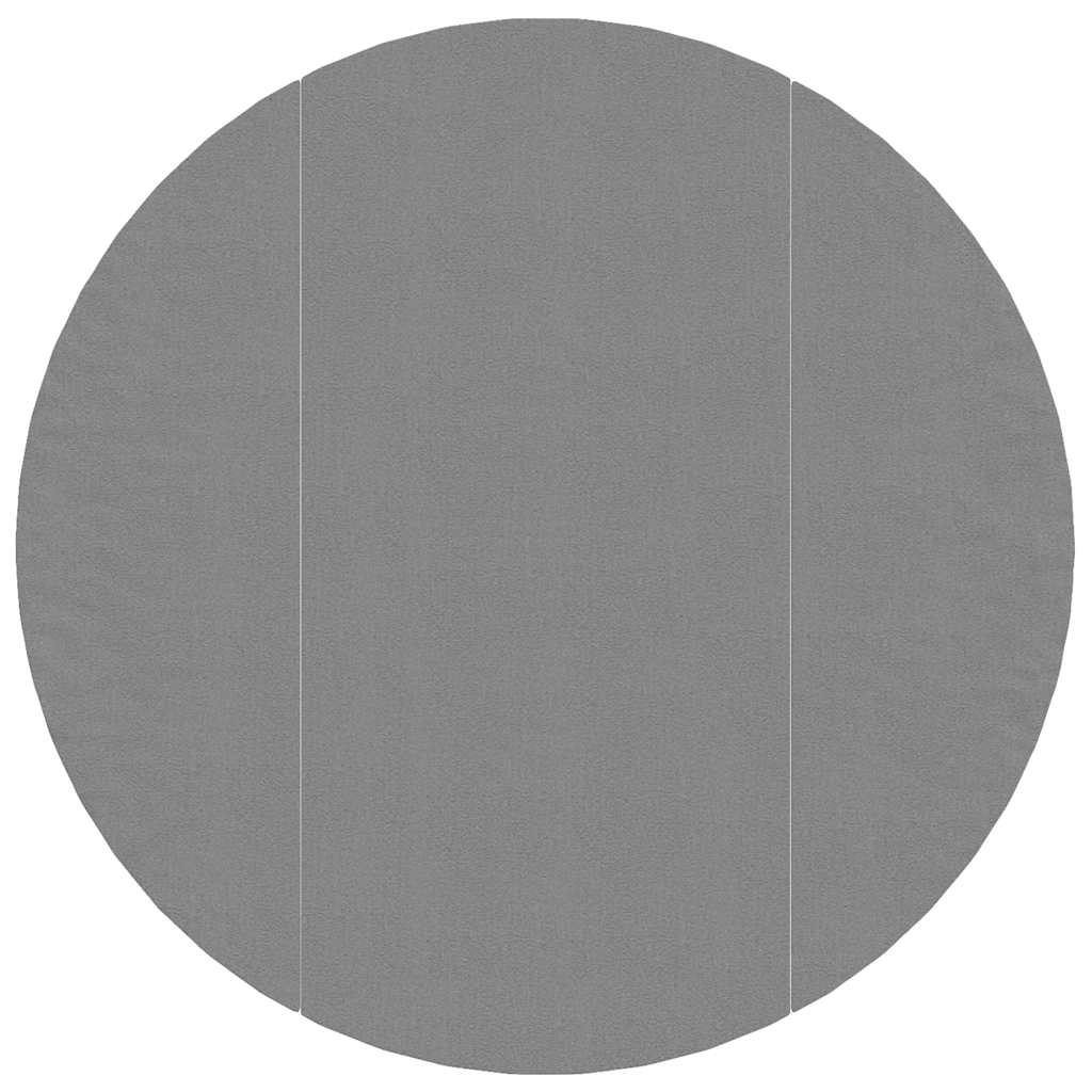 Pool-Bodentuch Hellgrau Ø306 cm Polyester Geotextil