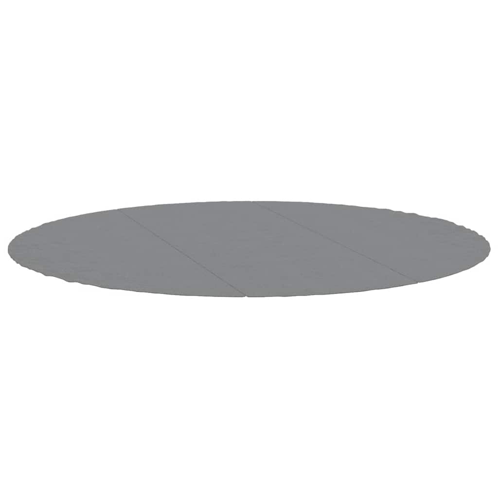 Pool-Bodentuch Hellgrau Ø396 cm Polyester Geotextil