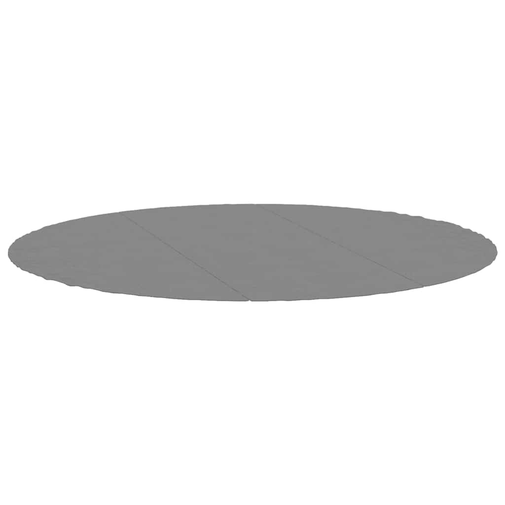 Pool-Bodentuch Hellgrau Ø396 cm Polyester Geotextil