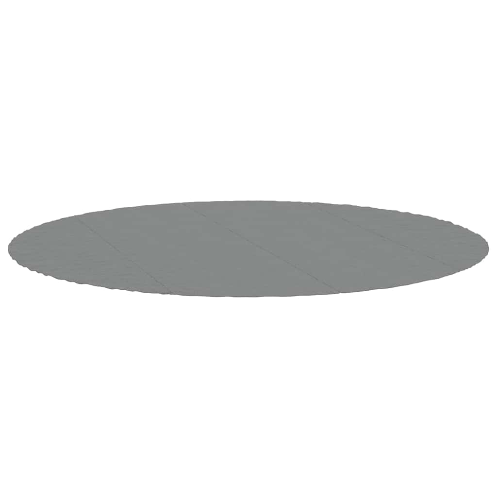 Pool-Bodentuch Hellgrau Ø458 cm Polyester Geotextil