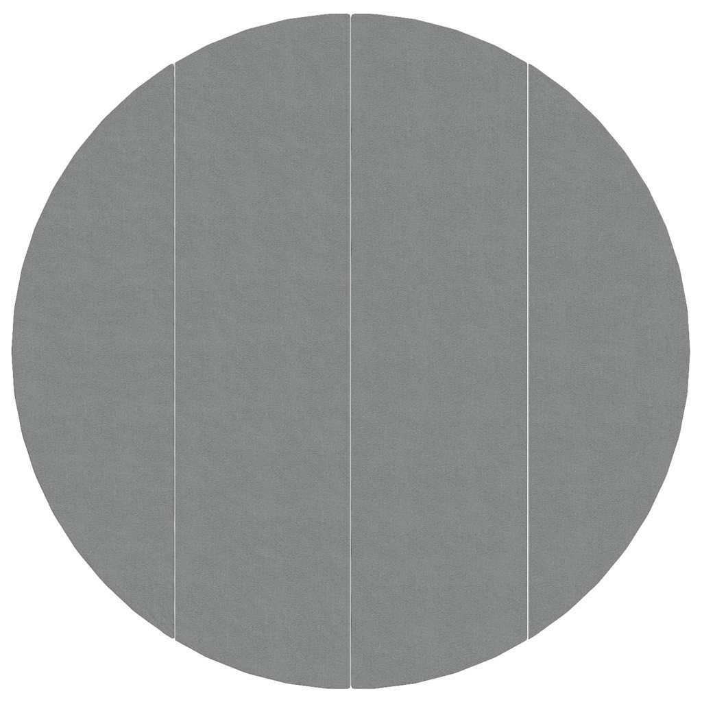 Pool-Bodentuch Hellgrau Ø500 cm Polyester Geotextil