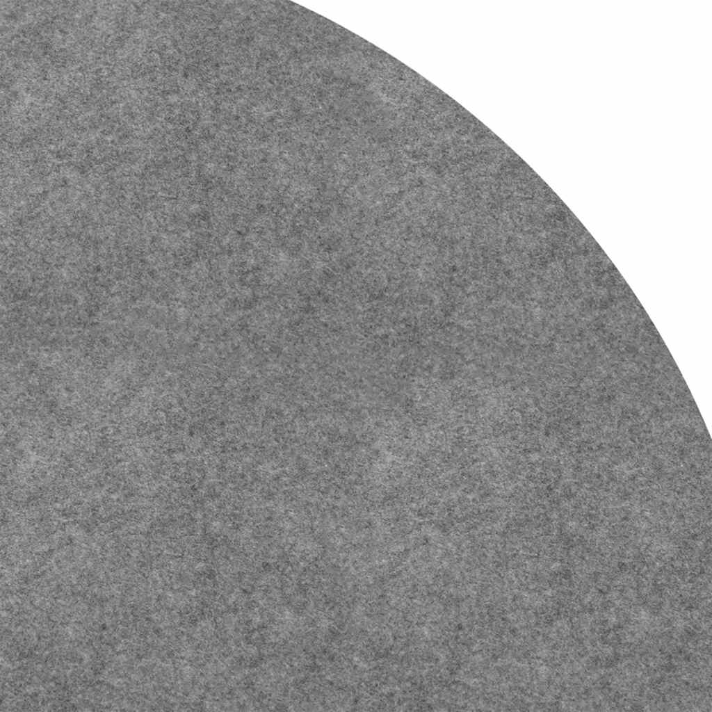 Pool-Bodentuch Hellgrau Ø500 cm Polyester Geotextil