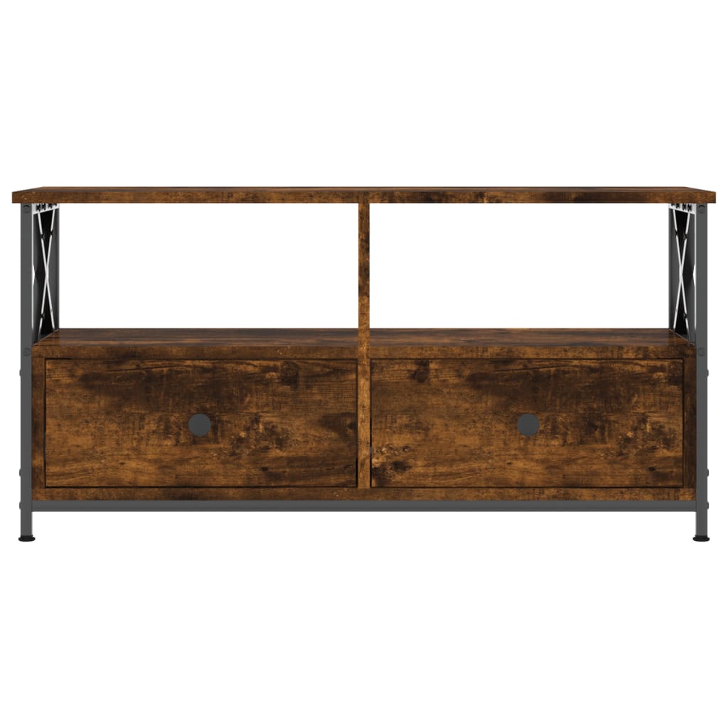 TV-Schrank Sonoma-Eiche 90x33x45 cm Holzwerkstoff & Eisen