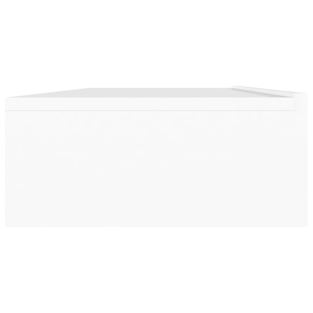 TV-Schrank mit LED-Leuchten Weiß 120x35x15,5 cm