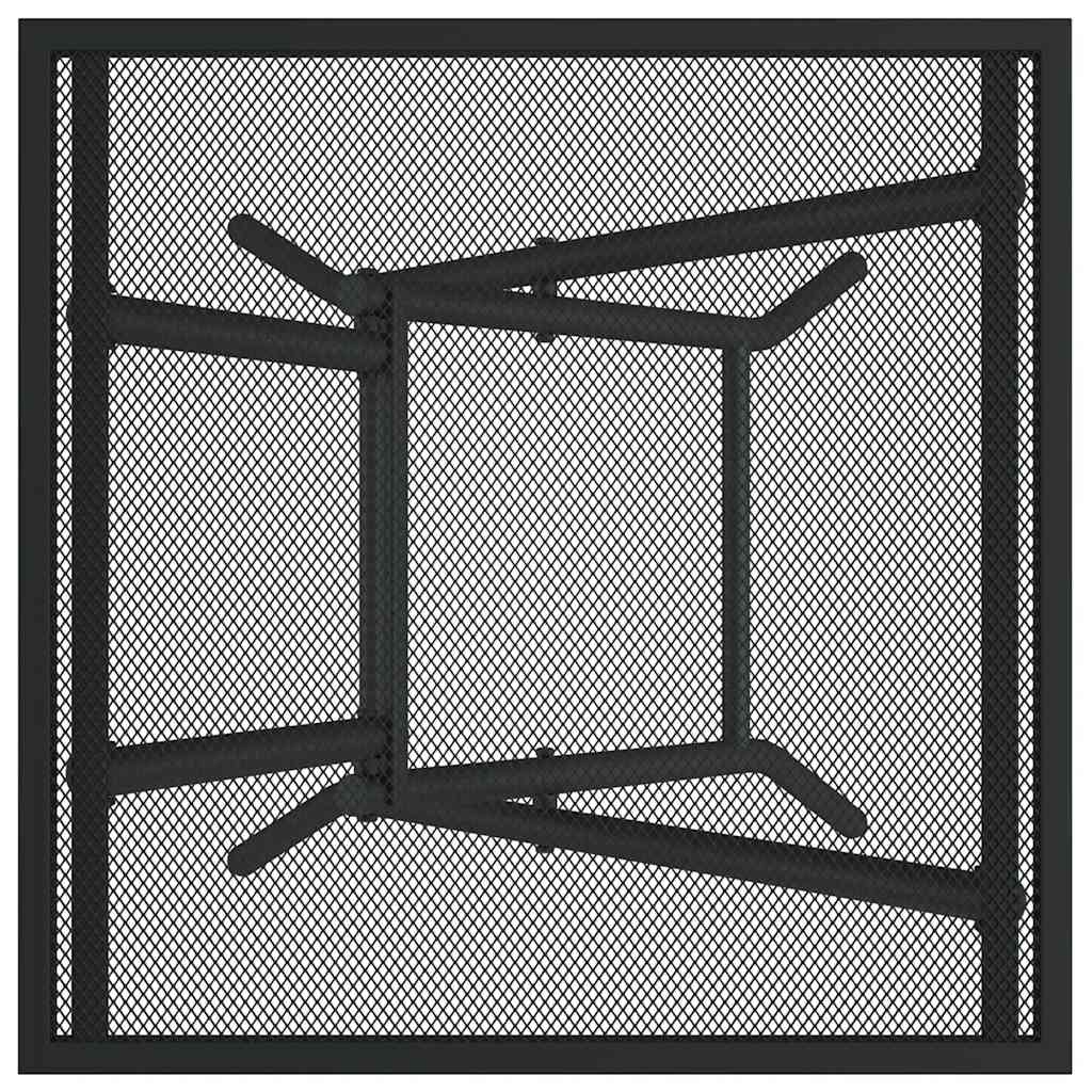 Gartentisch Klappbar Anthrazit 50x50x72 cm Stahlgitter