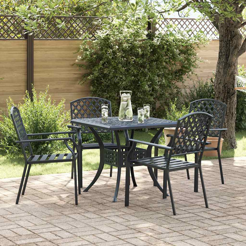 Gartenstuhl 4 pcs Anthrazit 56 x 65 x 89 cm Stahl