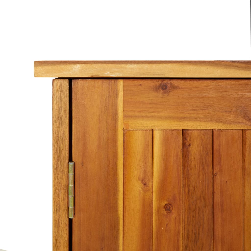Gartenschrank 75x35x70 cm Massivholz Akazie