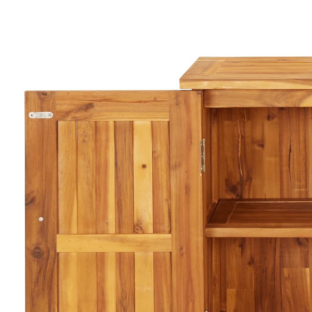 Gartenschrank 75x35x70 cm Massivholz Akazie