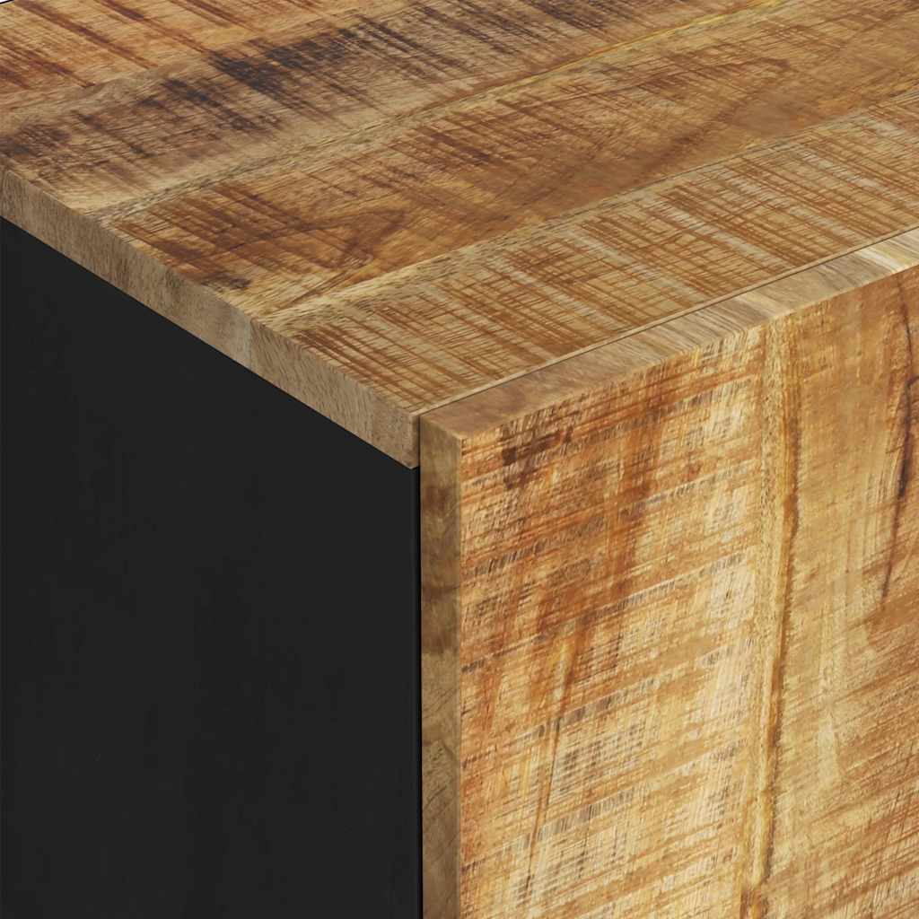 Sideboard mit 2 Türen 90x33x75 cm Massivholz Mango
