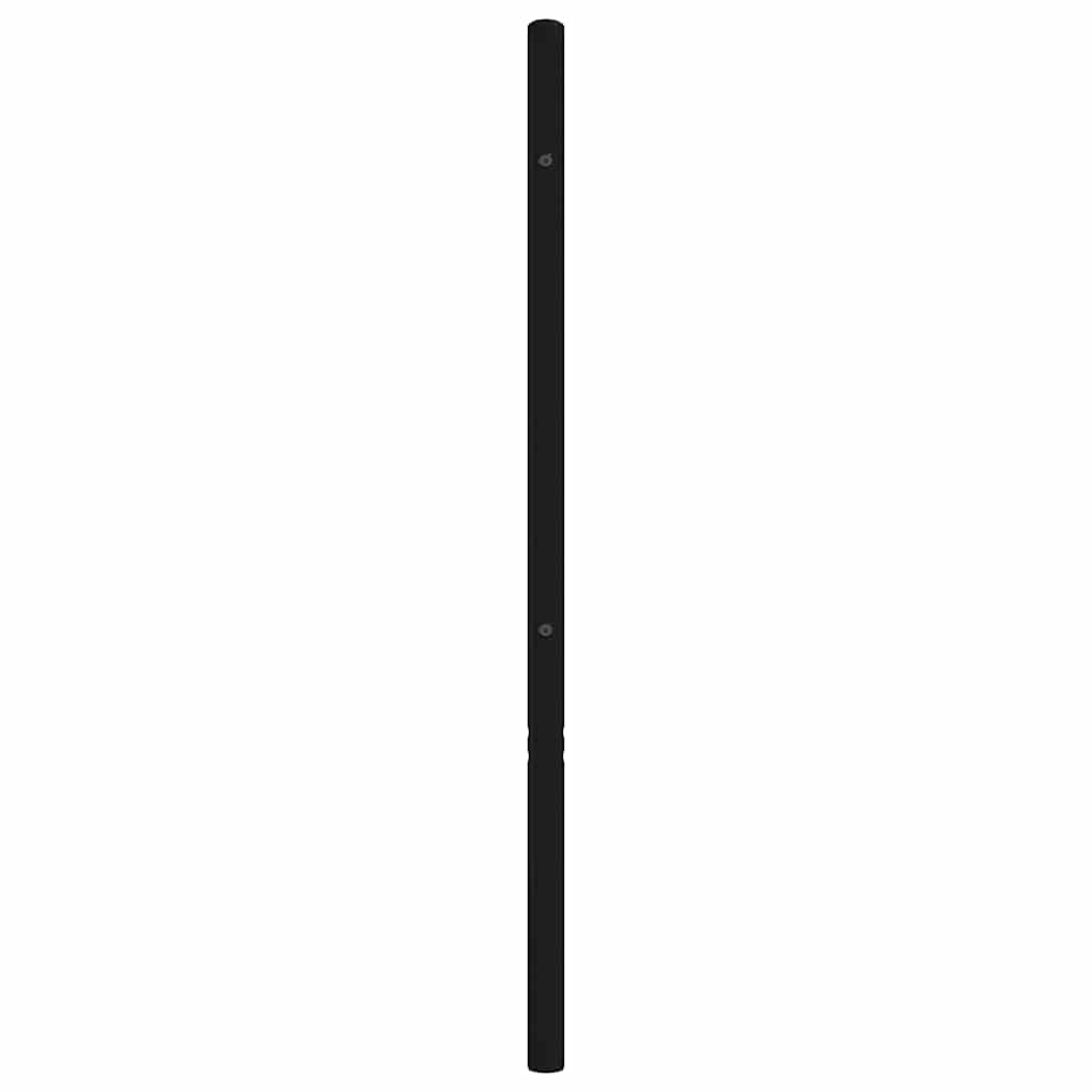 Ersatz-Kopfteil Metall Schwarz 100 cm