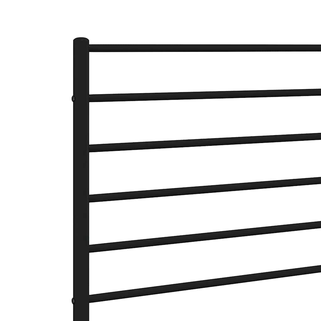 Ersatz-Kopfteil Metall Schwarz 107 cm