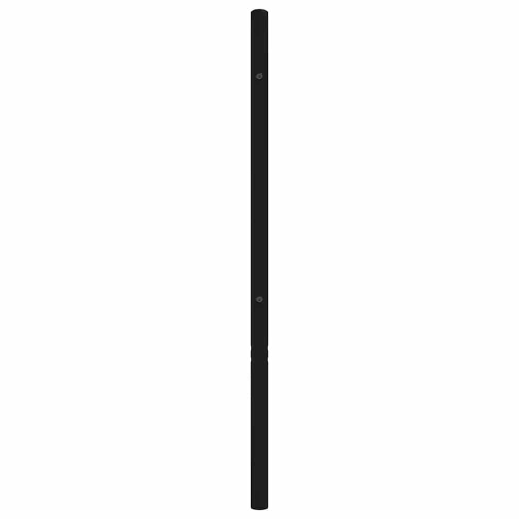 Ersatz-Kopfteil Metall Schwarz 120 cm
