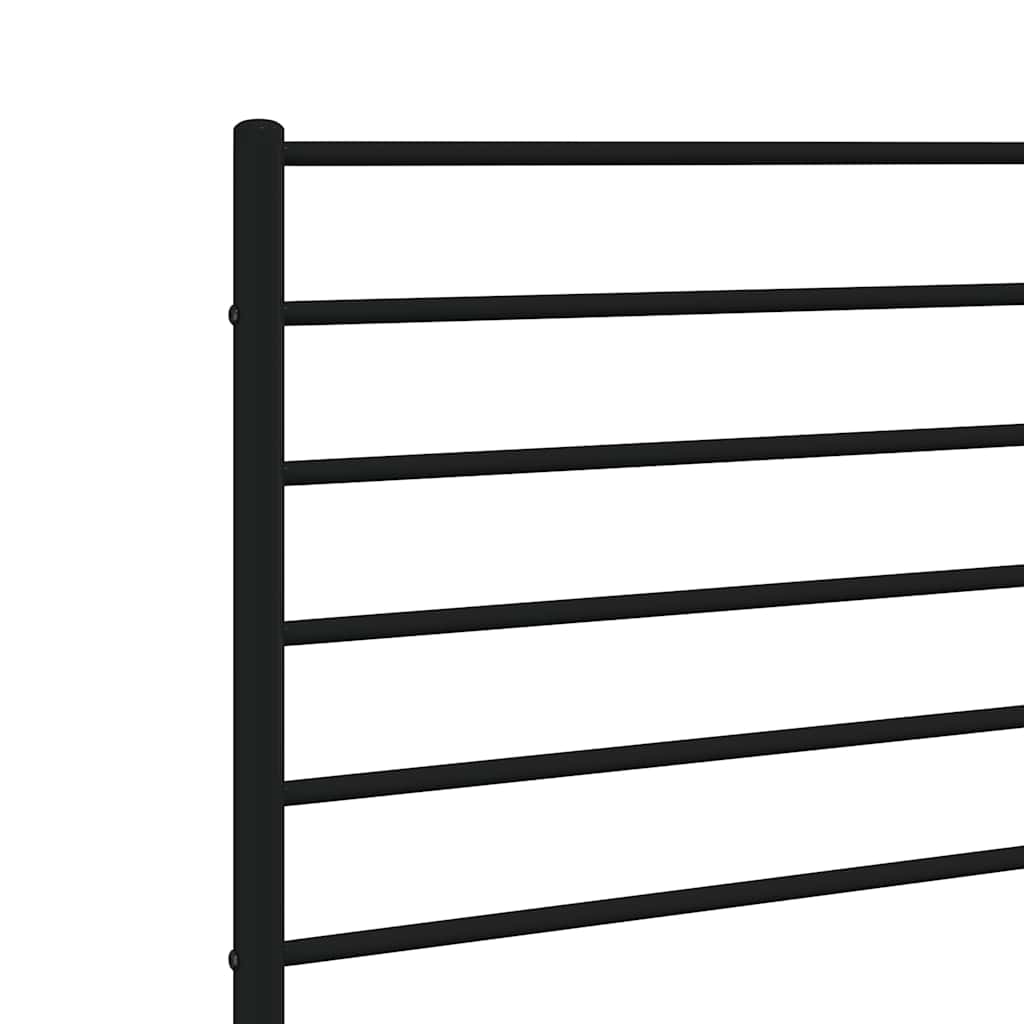 Ersatz-Kopfteil Metall Schwarz 135 cm