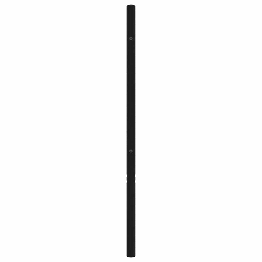 Ersatz-Kopfteil Metall Schwarz 193 cm