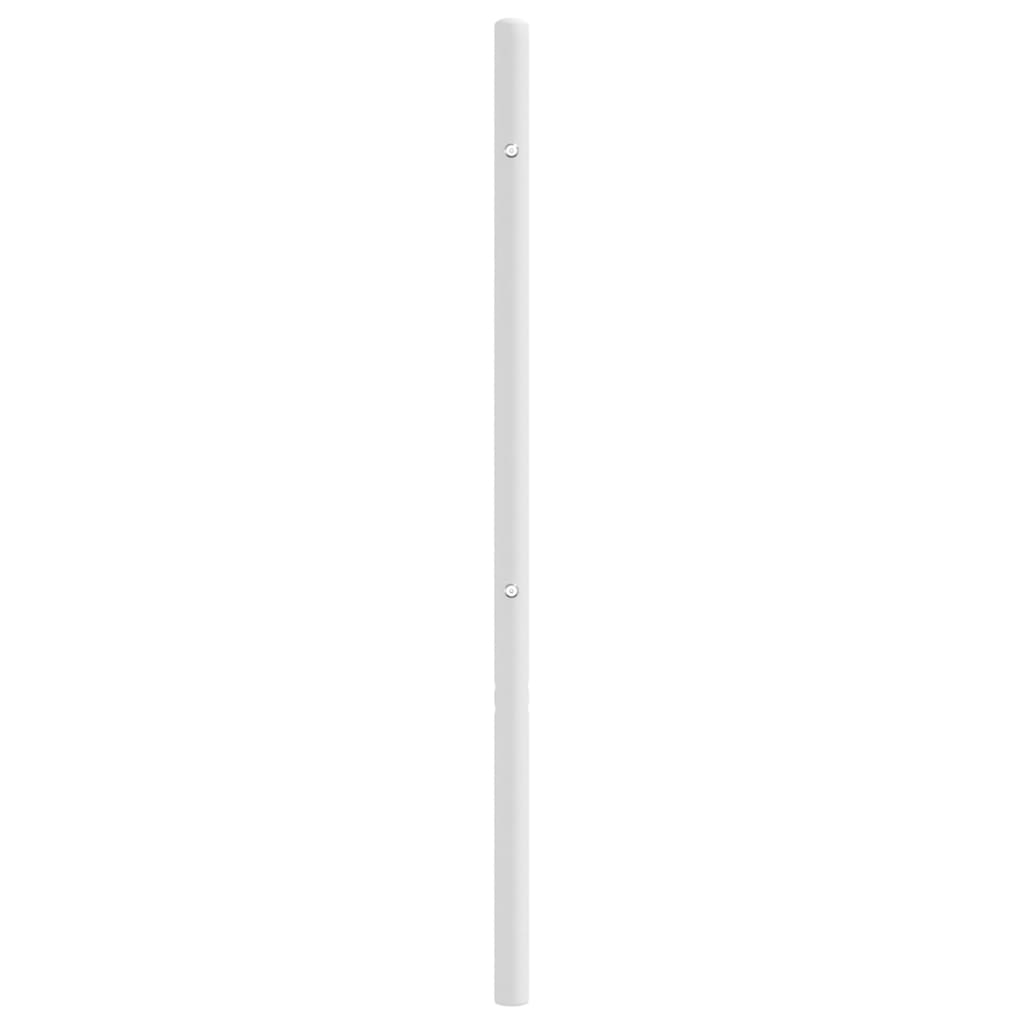 Ersatz-Kopfteil Metall Weiß 90 cm