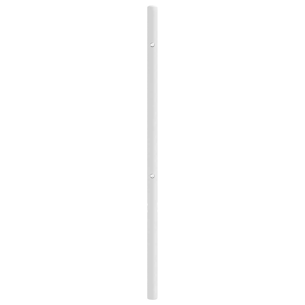 Ersatz-Kopfteil Metall Weiß 100 cm
