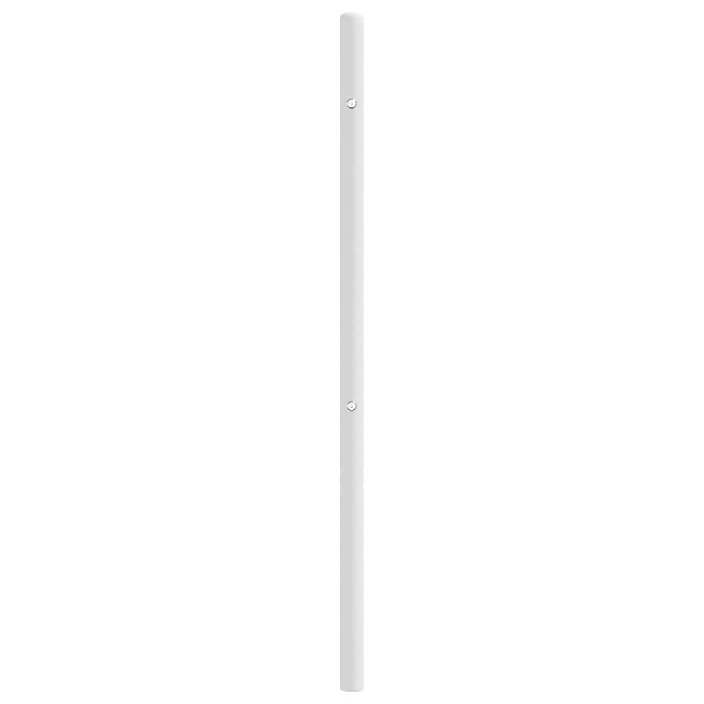 Ersatz-Kopfteil Metall Weiß 135 cm