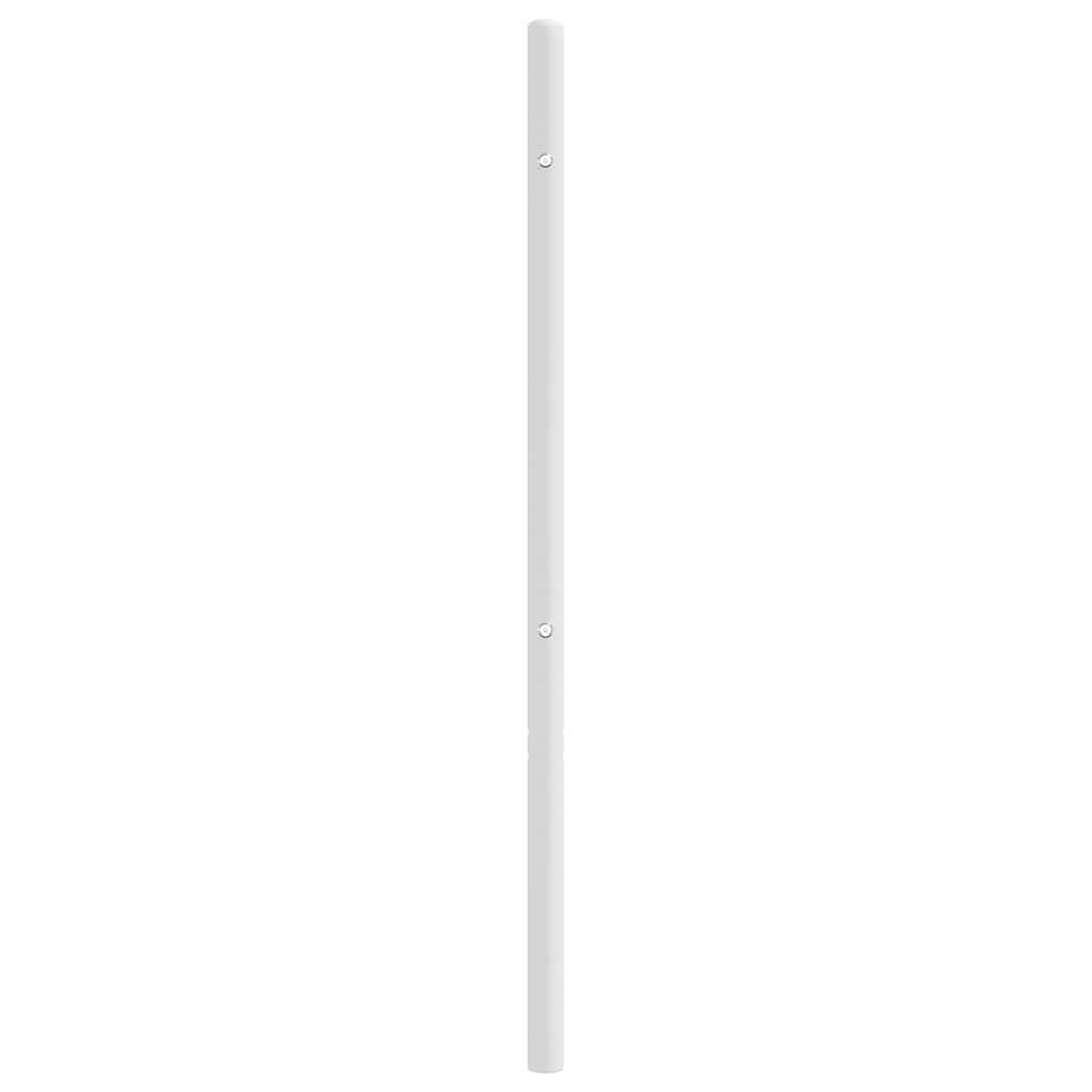 Ersatz-Kopfteil Metall Weiß 200 cm