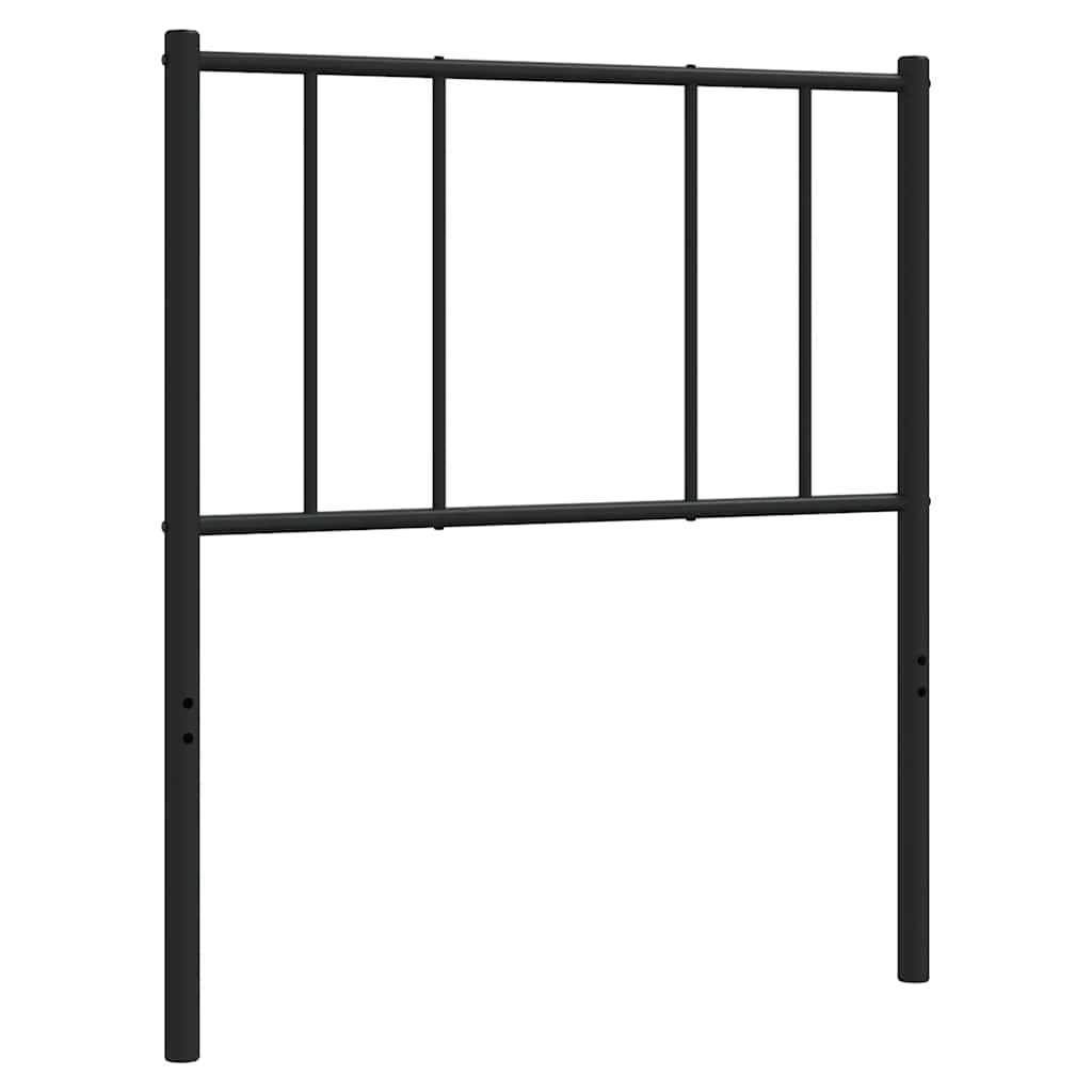 Ersatz-Kopfteil Metall Schwarz 100 cm