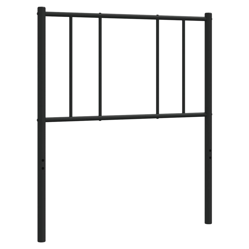 Ersatz-Kopfteil Metall Schwarz 107 cm