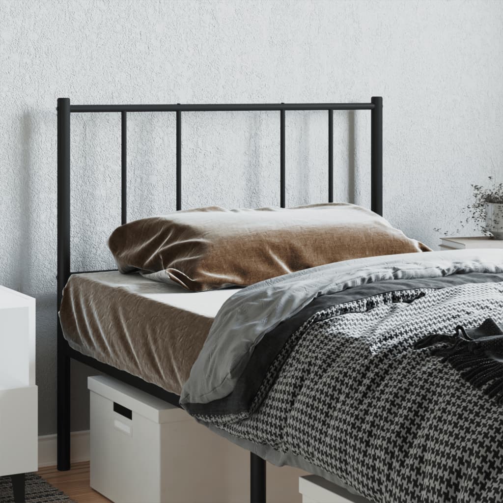 Ersatz-Kopfteil Metall Schwarz 107 cm