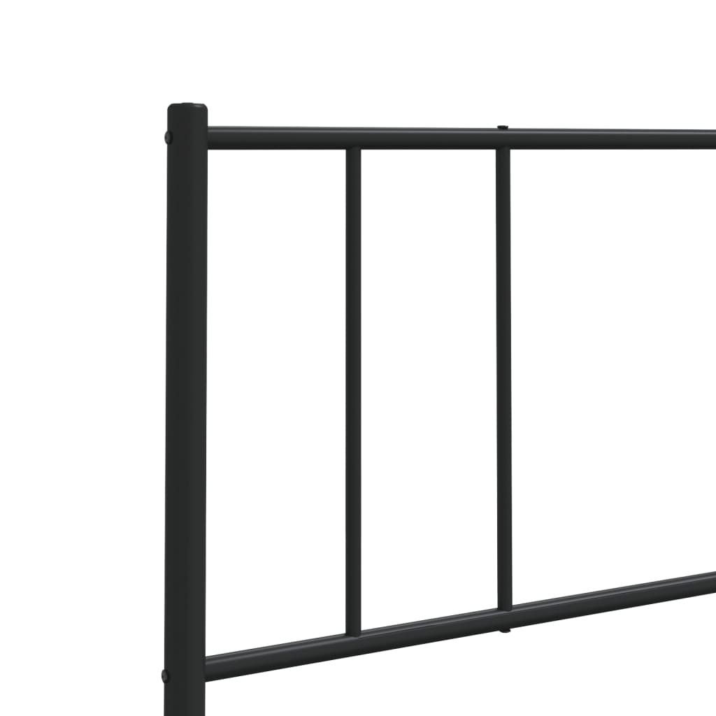 Ersatz-Kopfteil Metall Schwarz 107 cm