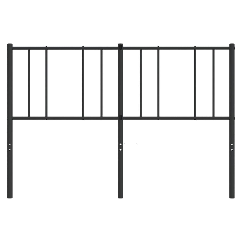 Ersatz-Kopfteil Metall Schwarz 135 cm