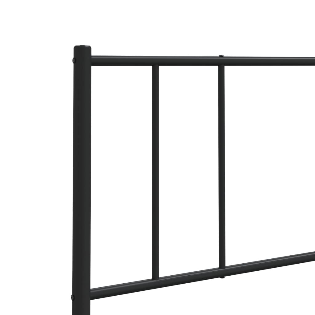 Ersatz-Kopfteil Metall Schwarz 135 cm